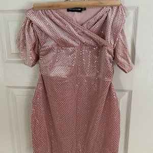 Pretty Little Thing Sparkly Cocktail Dress